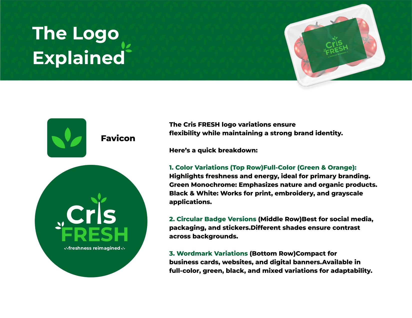 CrisFresh Brand Page 4