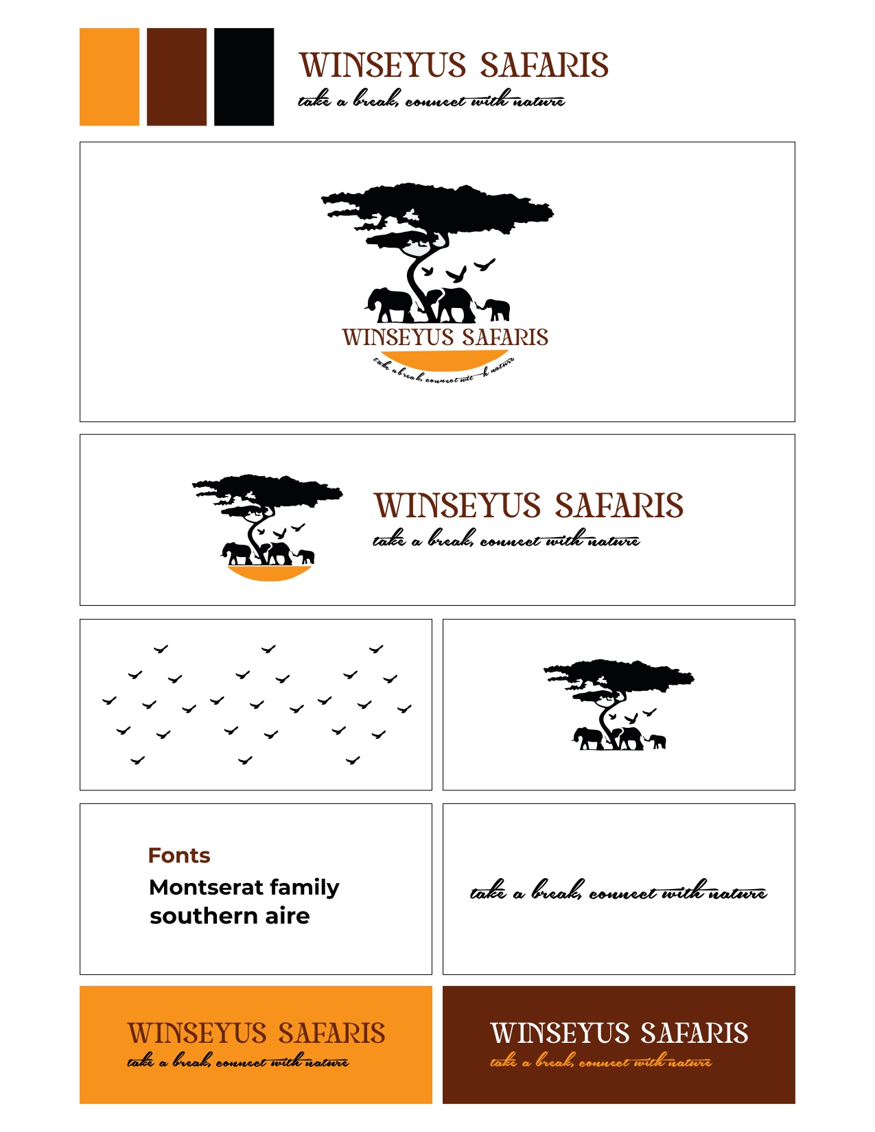 Winseyus Safaris Brand Page 1